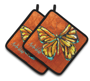 Monarch Butterfly Pair of Pot Holders