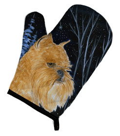 Starry Night Brussels Griffon Oven Mitt