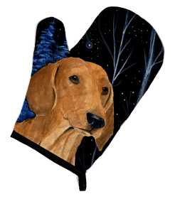 Starry Night Dachshund Oven Mitt