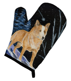 Starry Night Australian Cattle Dog Oven Mitt