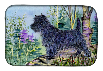 Cairn Terrier Dish Drying Mat