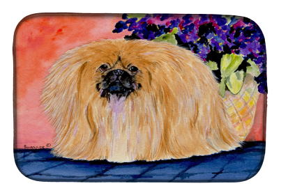 Pekingese Dish Drying Mat