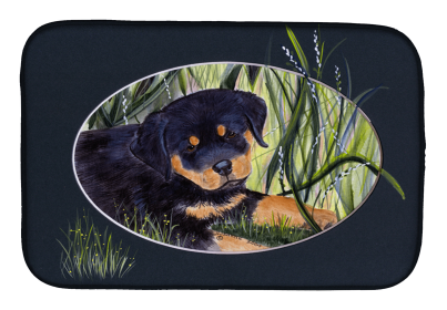 Rottweiler Dish Drying Mat