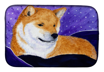 Shiba Inu Dish Drying Mat