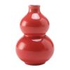 3.4oz Red Small Wine Jug Gourd Ceramic White Wine Jar Antique Style Empty Flask Flagon