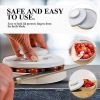 Non-Slip Rapid Slicer Food Cutter Tomatoes Grapes Olives Chicken Shrimp Strawberries Salads Gadget Holder for Slicing All Different Foods Easily