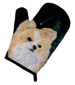 Starry Night Chihuahua Oven Mitt (size: 8.5 x 12)