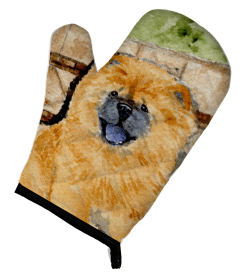 Chow Chow Oven Mitt (size: 8.5 x 12)