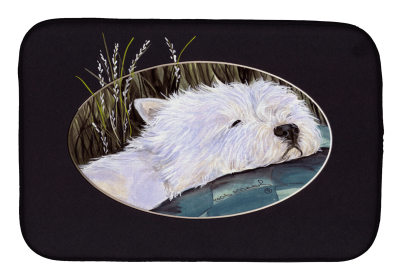 Westie Dish Drying Mat (size: 14 x 21)