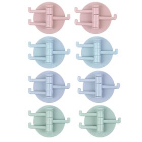 1pc Random Color Swivel Wall Hook (Color: 8 (Super Value Family Pack))